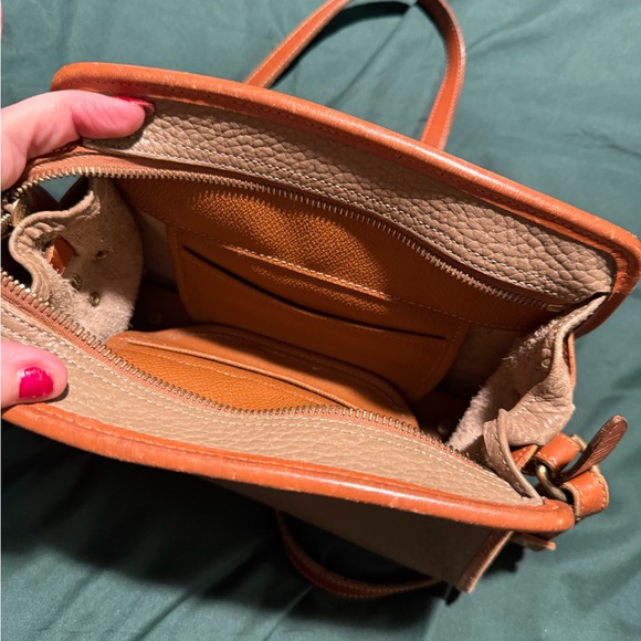 Dooney & Bourke Brown Leather Crossbody Bag - Picture 8 of 10